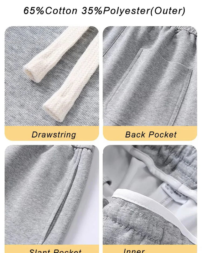 Men's Loose Fit Jogger Sweatpants with Drawstring