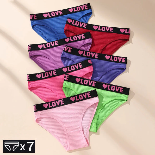 7-Pack of Women's Low-Waisted Underwear
