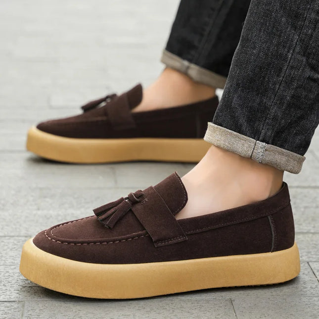 Men's Faux Suede Loafers