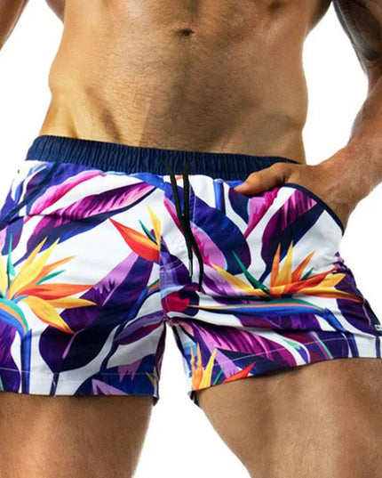 Men's Sports Shorts - Lightweight, Breathable, Quick-Drying, Three-Point Design