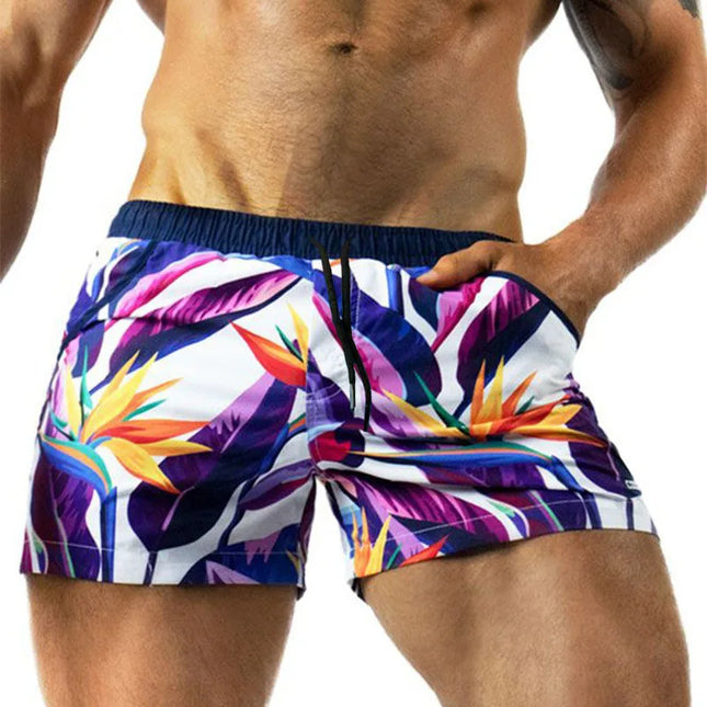 Men's Sports Shorts - Lightweight, Breathable, Quick-Drying, Three-Point Design