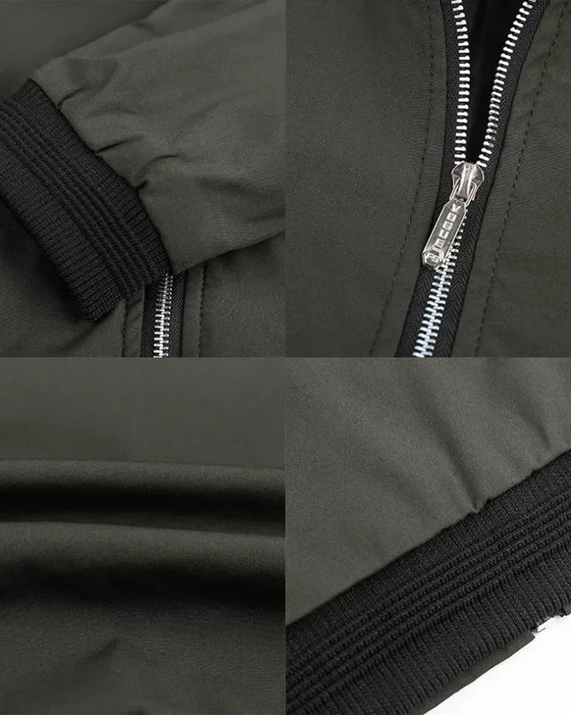 Men's Casual Fit Bomber Jacket - Various Colors