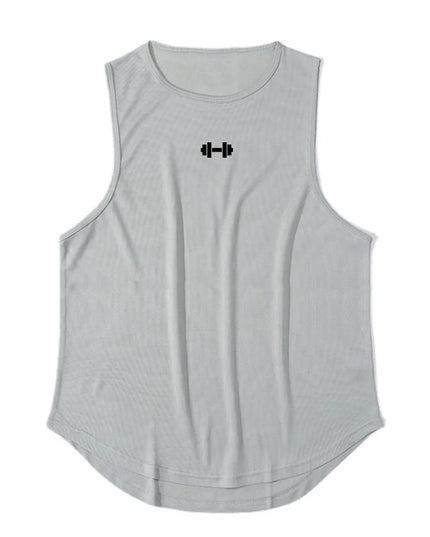 Men's Sleeveless Gym Tank Tops - Quick Dry Mesh, Loose Fit