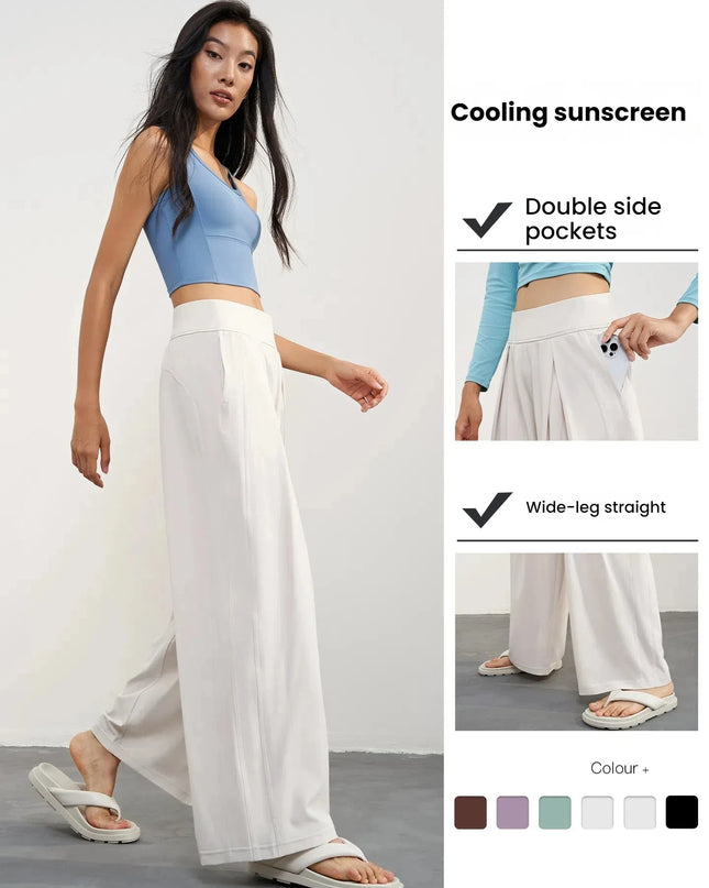 Women's High-Waist Loose Wide Leg Sweatpants