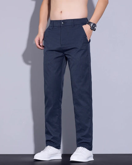 Men's Straight-Leg Slim Fit Breathable Casual Pants