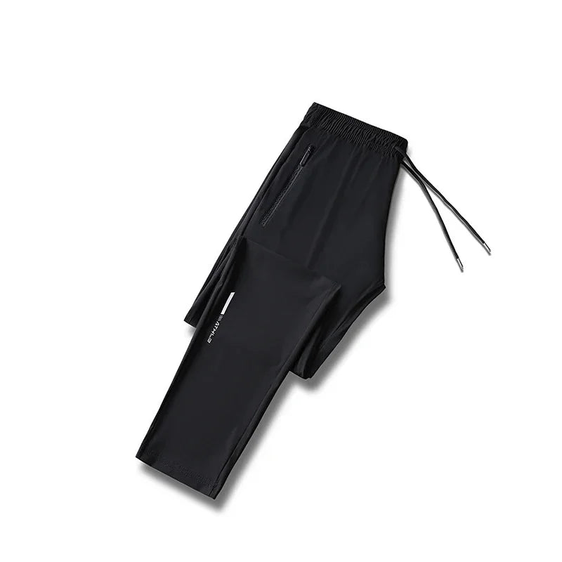 Men's Casual Joggers - Loose Fit, High Elasticity, Quick-Dry Material for Ultimate Comfort