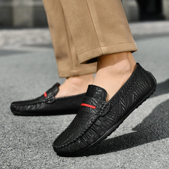 Men's PU Leather Casual Slip-On Loafers