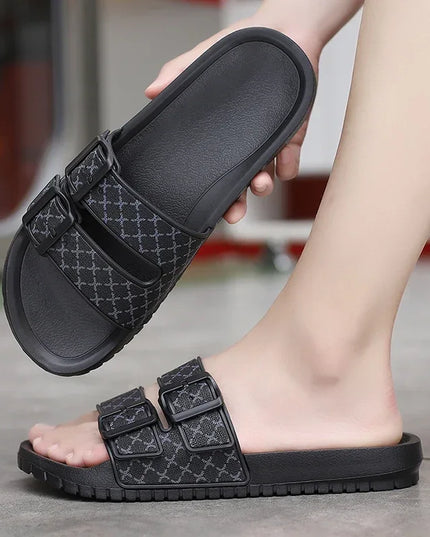 Men's Comfort Slippers & Non-Slip Slide Sandals – Casual Indoor & Outdoor Footwear
