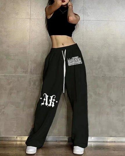 Women's Loose Fit Sweatpants with Drawstring & Elastic Waist