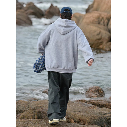 Men's Oversized Hoodie - Loose Fit Hooded Sweatshirt for Men