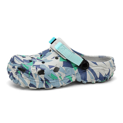 Men's Outdoor Casual Flat Platform Clogs