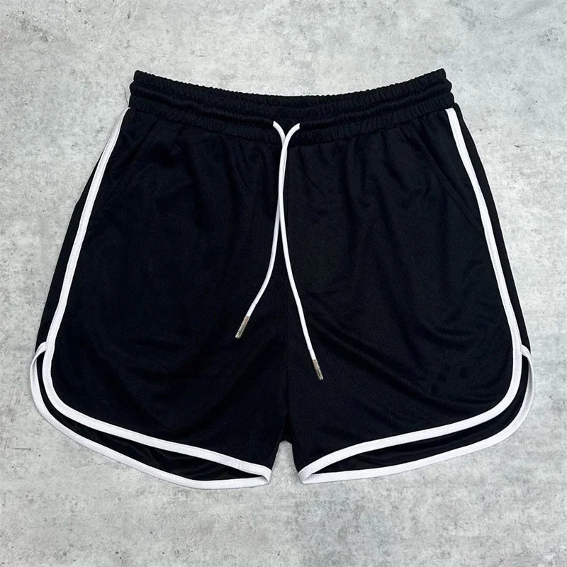 Men's Casual Athletic Shorts - Quick-Drying, Breathable Mesh