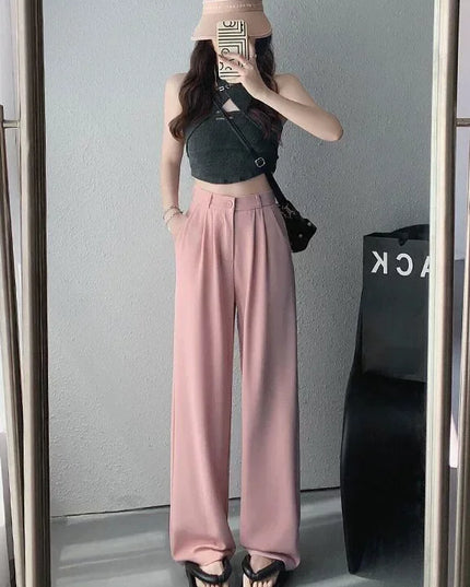 High-Waisted Straight-Leg and Wide-Leg Pants for Women