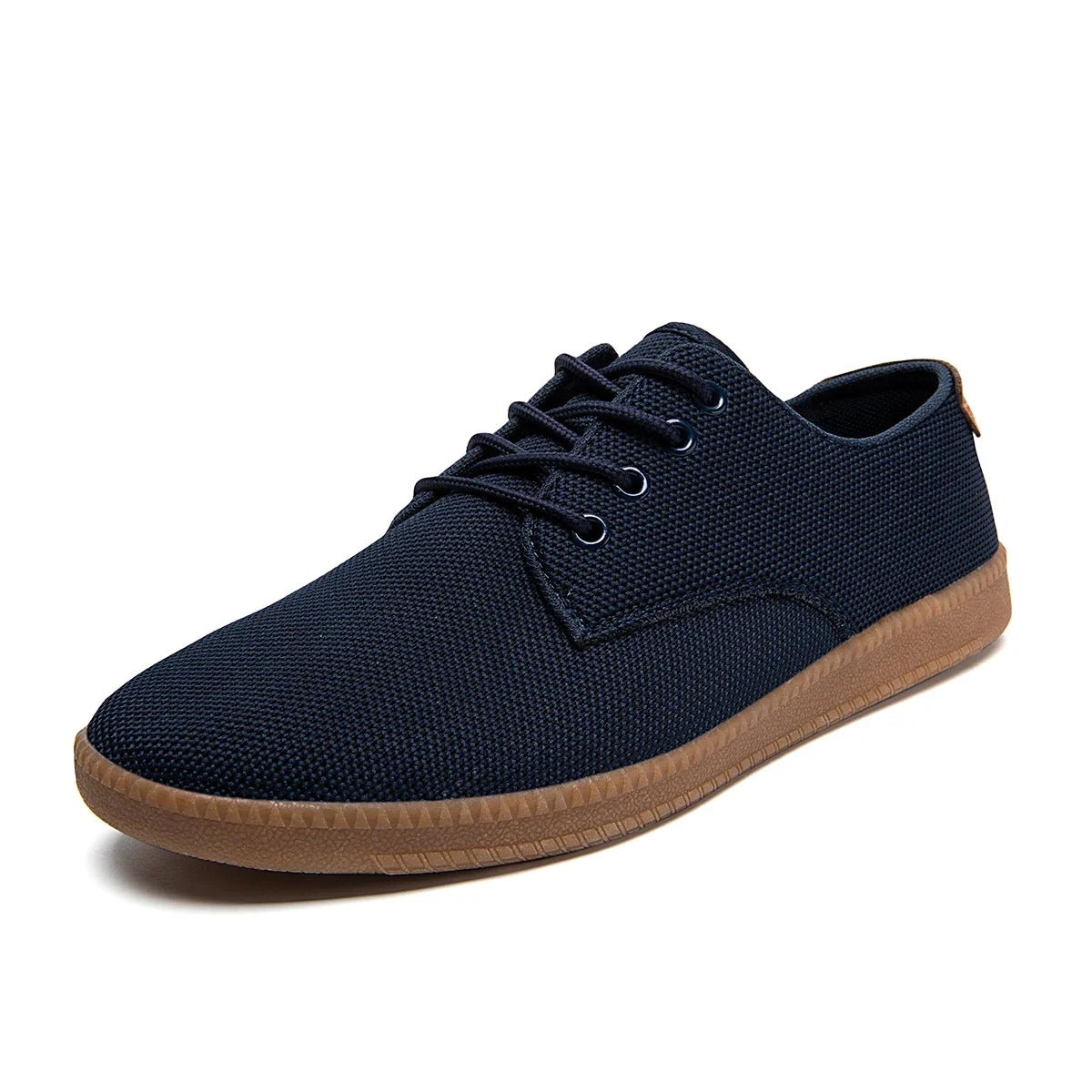 Men's Casual Canvas Slip-On Shoes – Comfortable Flat Sneakers for Everyday Wear