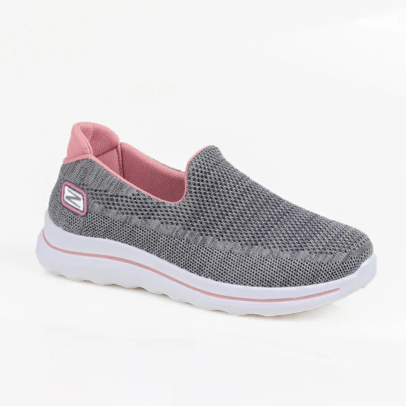 Women's Casual Breathable Slip-On Sneakers - Soft Sole Comfort