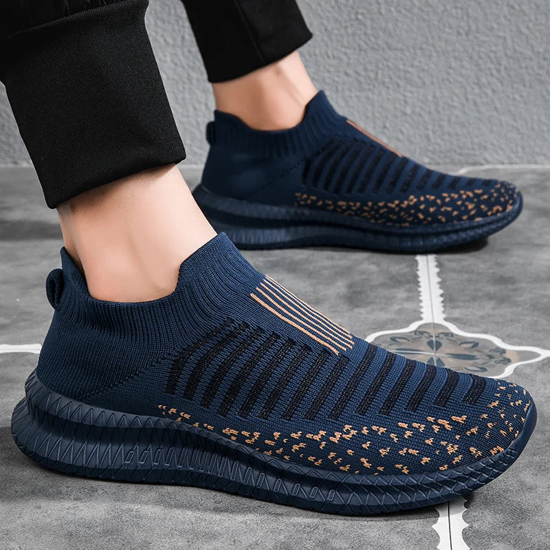 Lightweight Breathable Men's Casual Sneakers – Anti-Slip Design