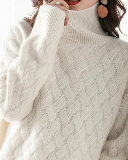 Women's Oversized Thick Turtleneck Sweater
