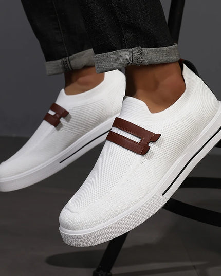 Men's Lightweight Mesh Breathable Casual Sneakers - Soft Sole Comfort Footwear