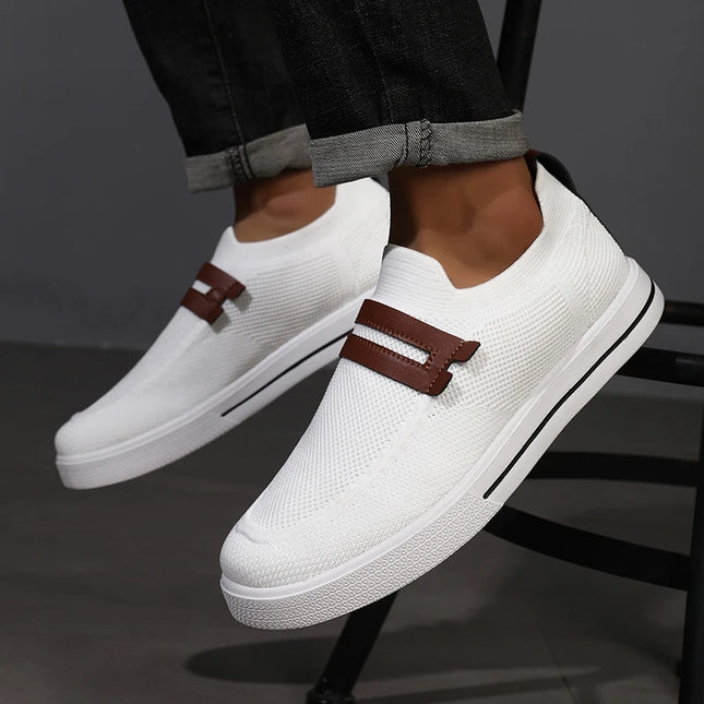 Men's Lightweight Mesh Breathable Casual Sneakers - Soft Sole Comfort Footwear