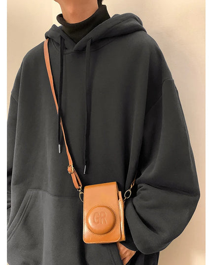 Men's Oversized Hoodie - Loose Fit Hooded Sweatshirt for Men