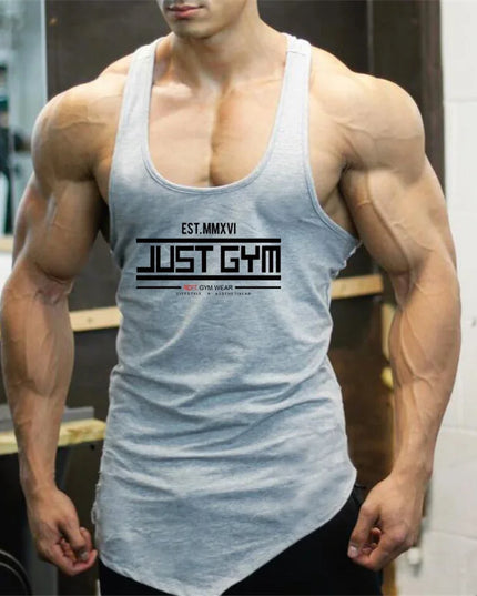 Men's Breathable Cotton Fitness Vests - Lightweight Tank Top