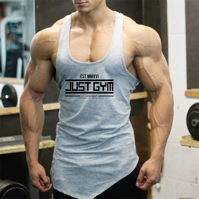 Men's Breathable Cotton Fitness Vests - Lightweight Tank Top
