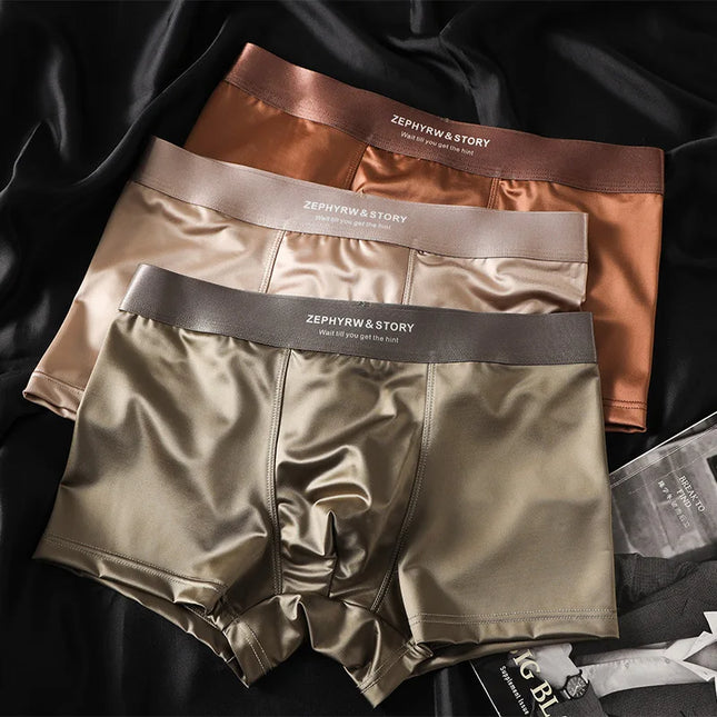 Men's Bright Soft Boxer Underwear - 1pc & 3pc Pack Options