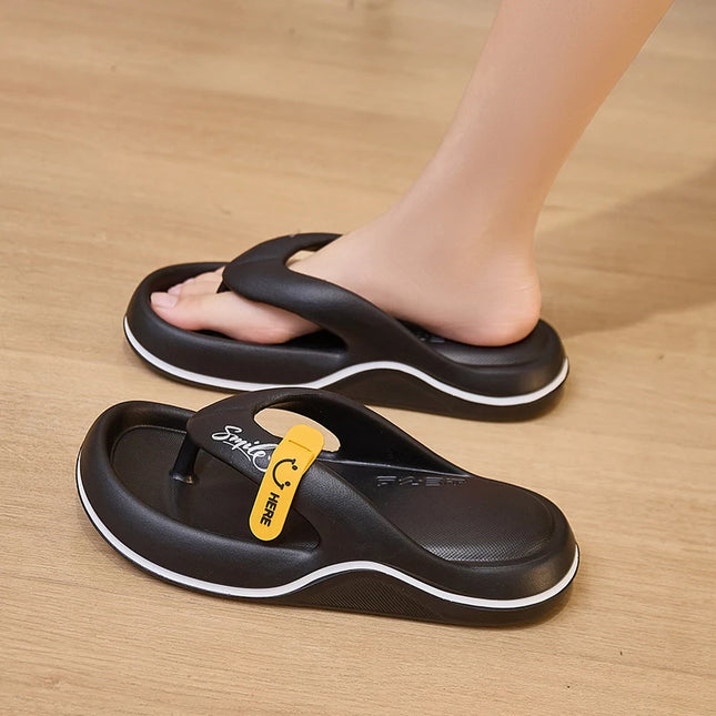Ultra-Comfortable Non-Slip Flip Flop Slippers for Men and Women with Thick Soft Sole
