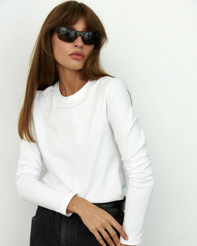 Losee Fit Long Sleeve Cotton Sweater for Women - Various Colors