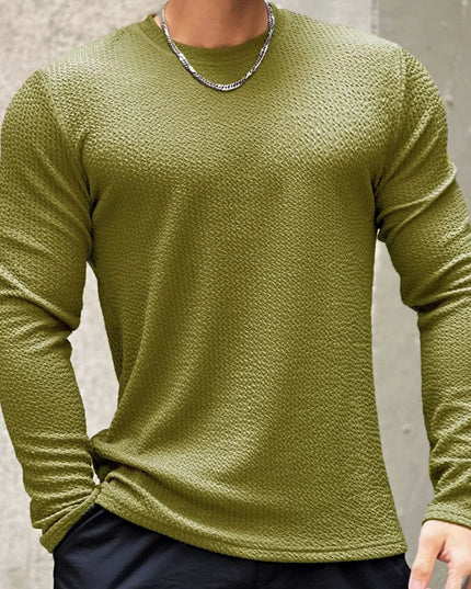 Men's Casual Oversized Long Sleeve Sweater