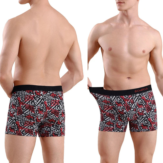 5-Pack Men’s Camouflage Cotton Boxer Briefs – Comfortable Trunks Underwear for Men