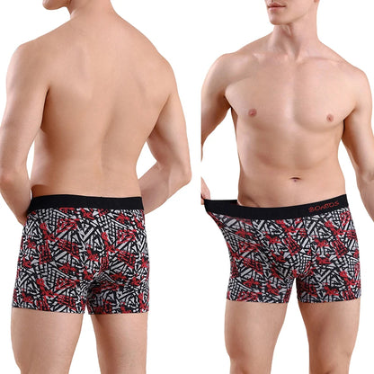 5-Pack Men’s Camouflage Cotton Boxer Briefs – Comfortable Trunks Underwear for Men