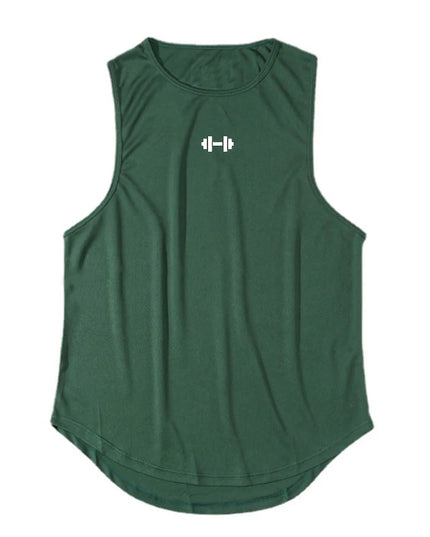 Men's Sleeveless Gym Tank Tops - Quick Dry Mesh, Loose Fit