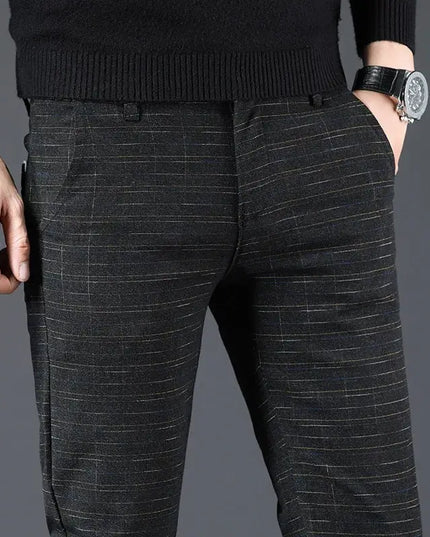 Men's Slim Fit Stretch Cotton Casual Pants