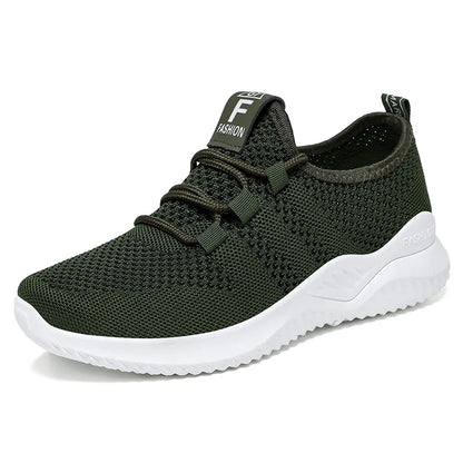 Women's Lightweight Breathable Mesh Running Shoes with Soft Bottom Comfort