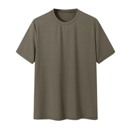 Men's Light Luxury O-Neck Loose Fit T-Shirt