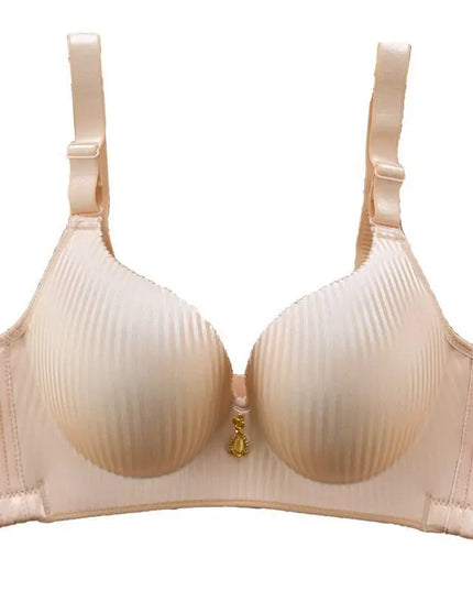 Women's Thickened Adjustable Push-Up Bra with No Steel Ring