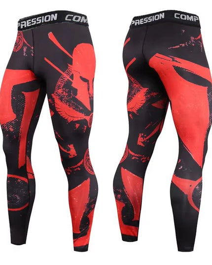 Men's Athletic Compression Pants for Sports and Training