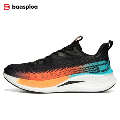 Baasploa Men's Running Shoes - Lightweight Mesh Sneakers with Carbon Plate for Enhanced Performance