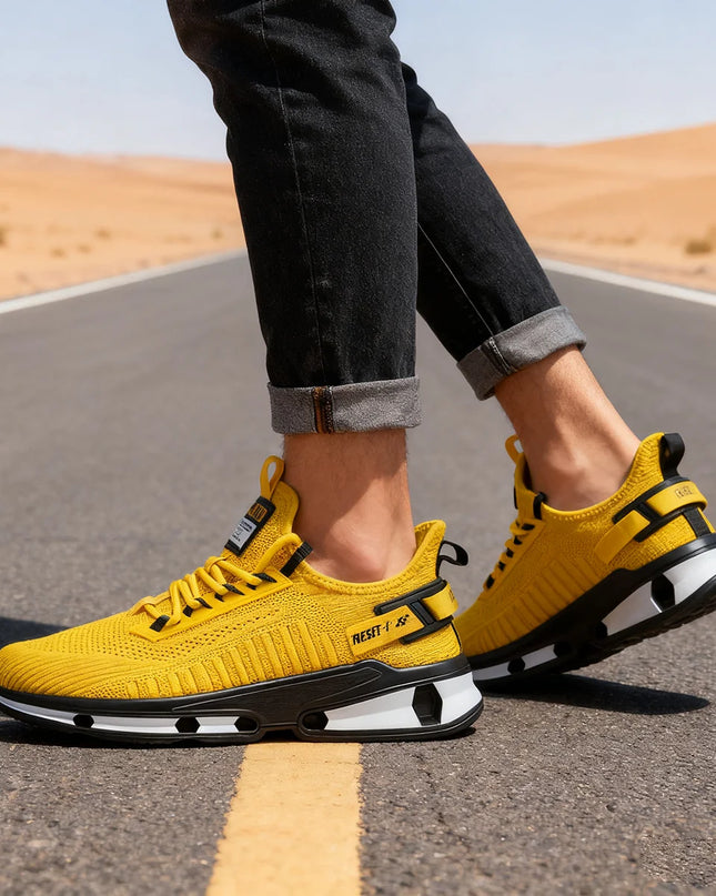 Baasploa Men's Lightweight Sneakers - Breathable, Non-Slip Designer Shoes