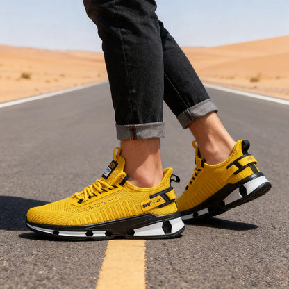 Baasploa Men's Lightweight Sneakers - Breathable, Non-Slip Designer Shoes