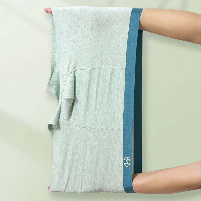 3-Pack Bamboo Fiber Men's Breathable Boxer Briefs – Comfortable, Eco-Friendly Men’s Underwear Set