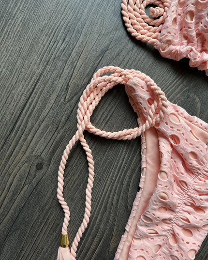Women's 2-Piece Tassel Strap Bikini Set