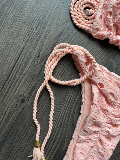 Women's 2-Piece Tassel Strap Bikini Set