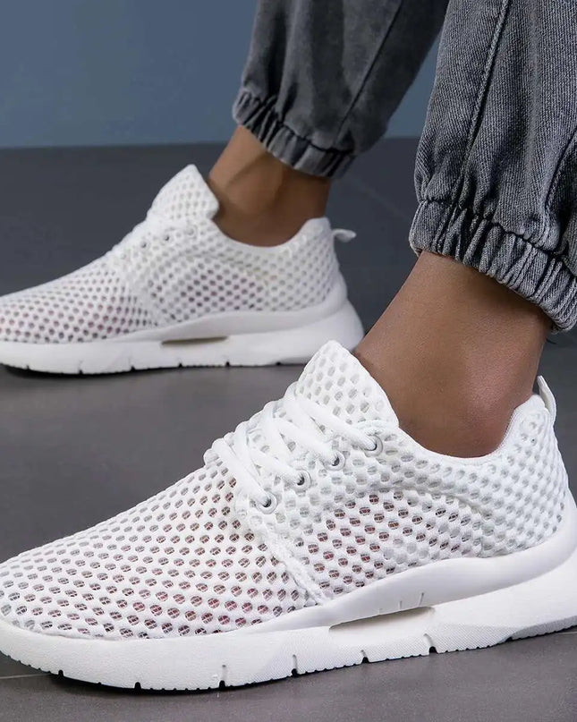Lightweight Breathable Mesh Sneakers for Men - Comfortable & Stylish Athletic Footwear