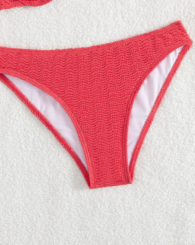 Women's Underwire Bikini with Push-Up and High-Waist Design