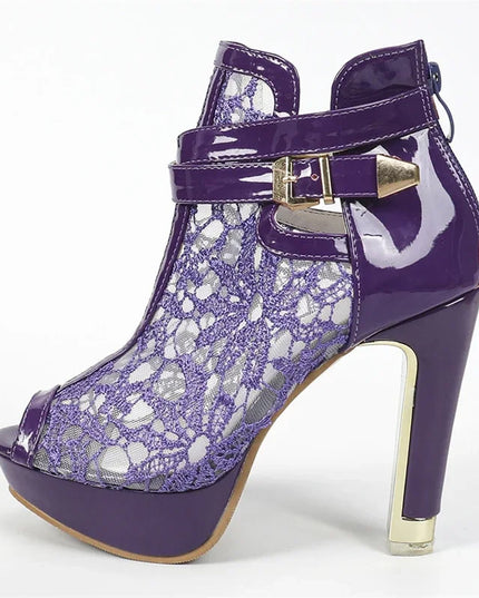 Women's Mesh Stiletto High Heels