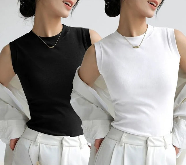 Women's Vest with Round Neck – Comfortable & Stylish Women's Tank Top