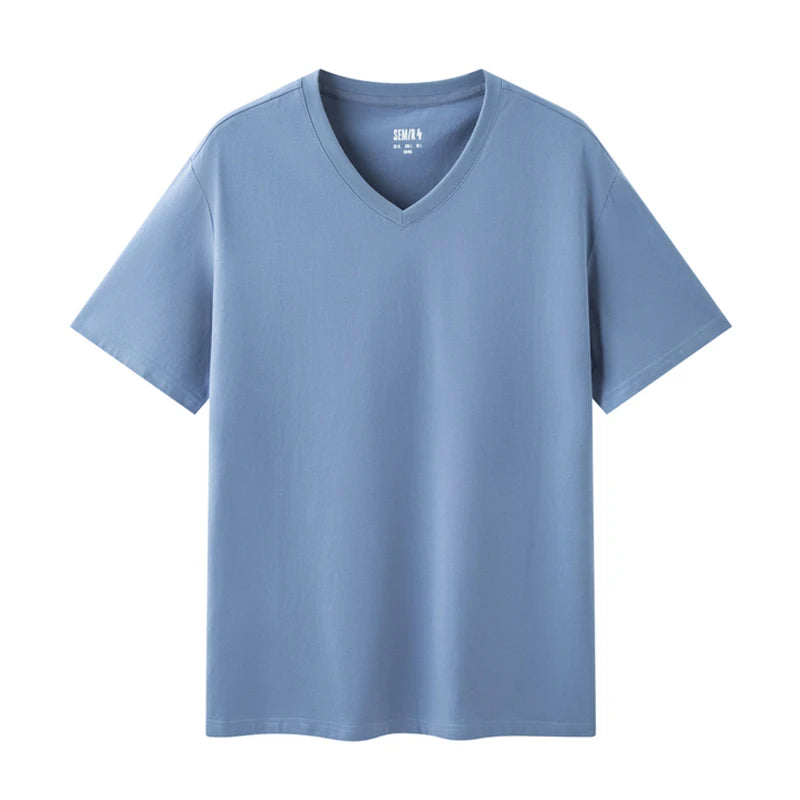 Semir Men's Slim-Fit V-Neck T-Shirt - Comfortable and Stylish Casual Wear
