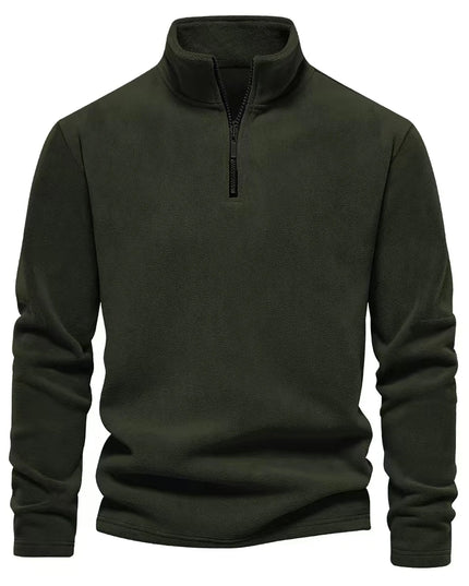 Men's Thickened Warm Fleece Zipper Sweater